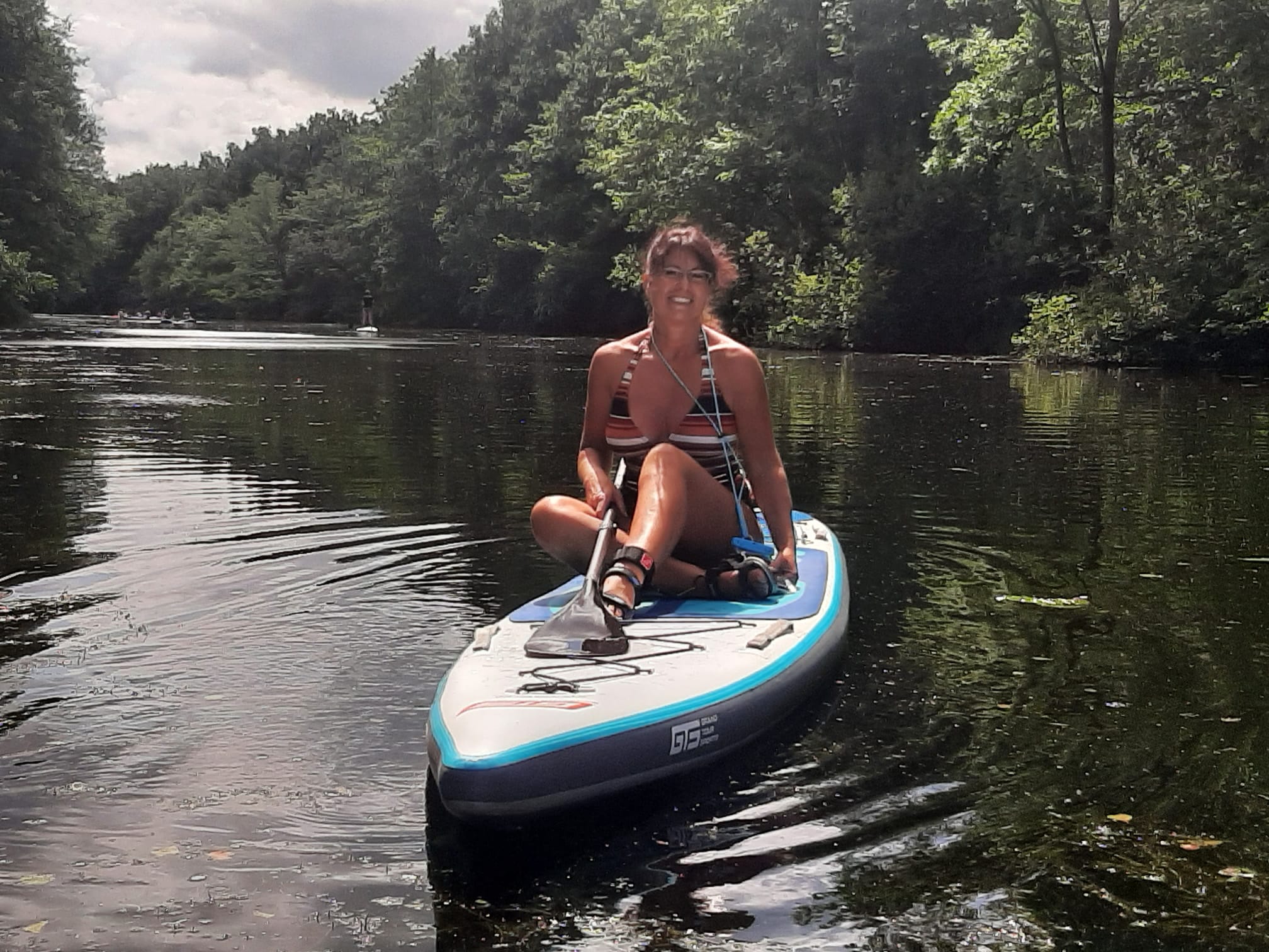 Ina auf dem SUP Ina auf dem SUP